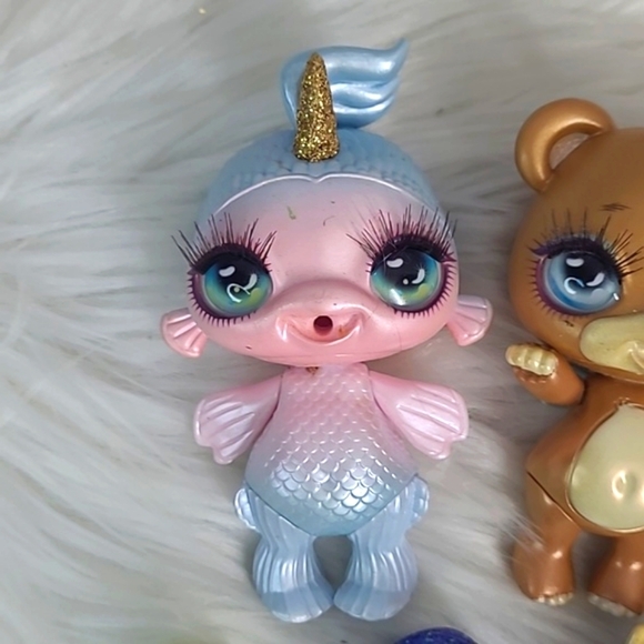 L.O.L. Surprise! Mini Doll Toy Lot Six Pieces Glitter Dog Mermaid Plastic Toys - Picture 3 of 13